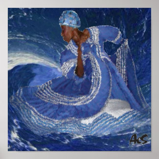 ocean queen YEMAYA Poster