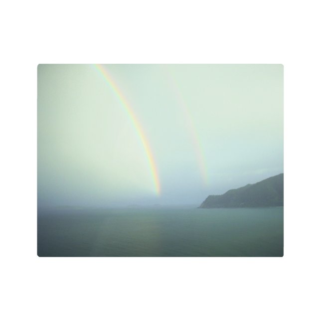 Ocean Rainbow artwork on METAL Print (Front)