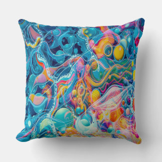 Ocean Reflections Throw Pillow