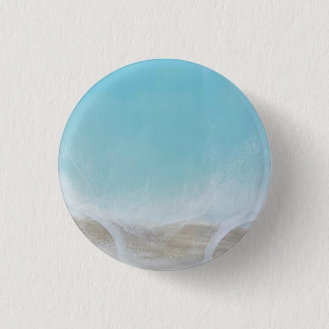 Ocean resin art lightswitch cover  button (Front)