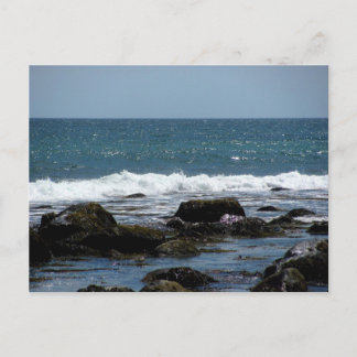 Ocean Rocks on Block Island Postcard