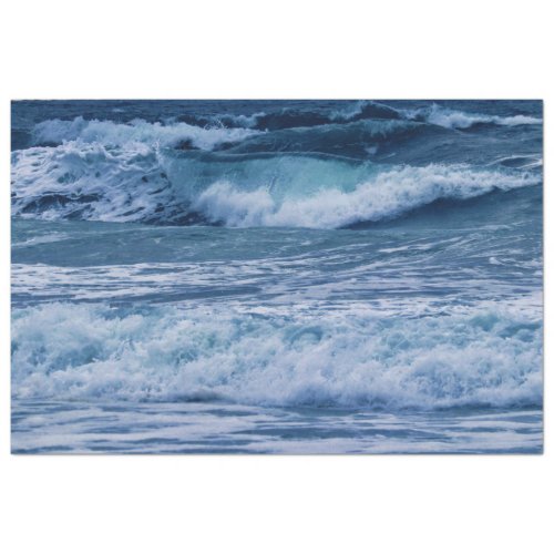 Ocean Rolling Waves 20x30  Decoupage Tissue Paper