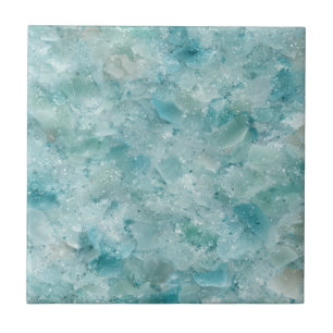 Ocean’s beauty. Aqua Crystal. Ceramic Tile