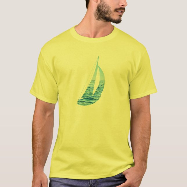 ocean sailboat T-Shirt (Front)