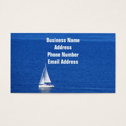 Ocean Sailing Business Card