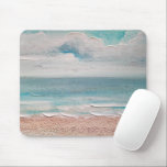Ocean Sand Texture Mouse Pad<br><div class="desc">Abstract ocean and beach sand design.</div>