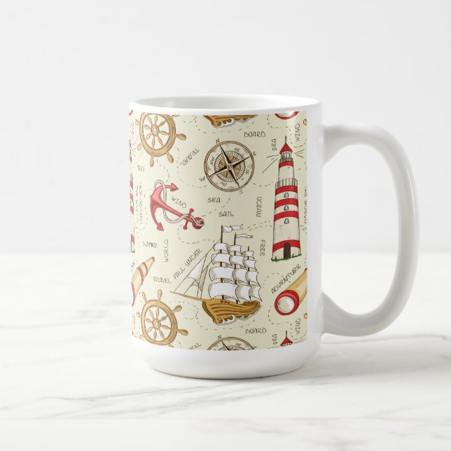 Ocean Scene Coffee Mug (Right)