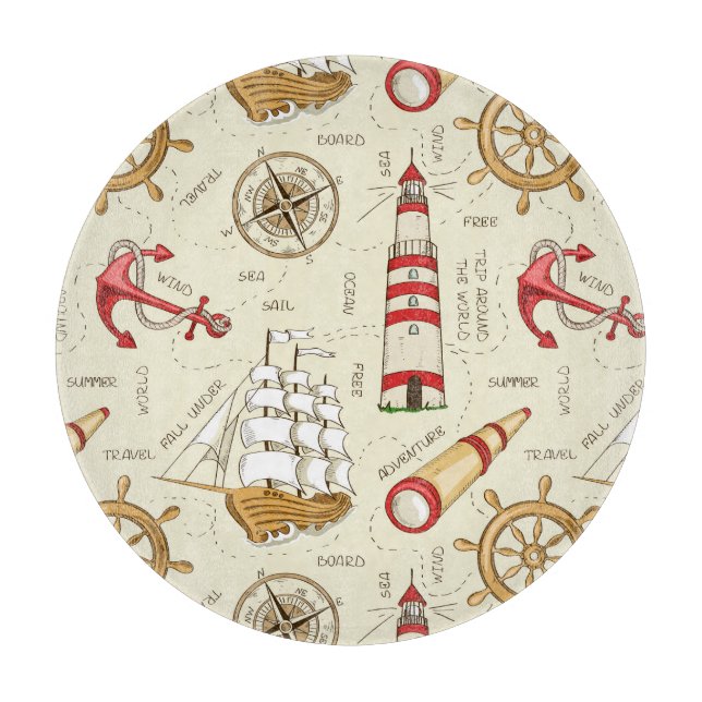Ocean Scene Cutting Board (Front)