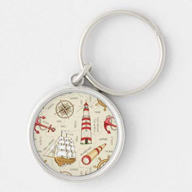 Ocean Scene Keychain (Front)