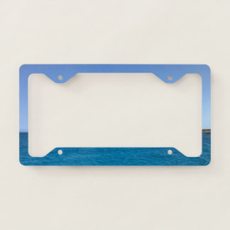 Ocean Scene License Plate License Plate Frame