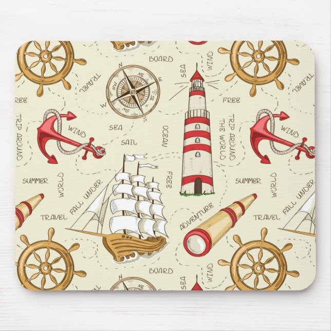 Ocean Scene Mouse Pad (Front)