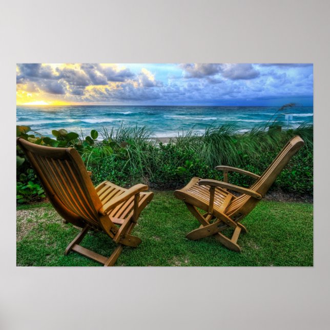 Ocean Scene Poster (Front)