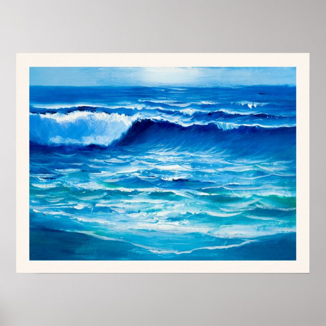 Ocean Scene Poster (Front)