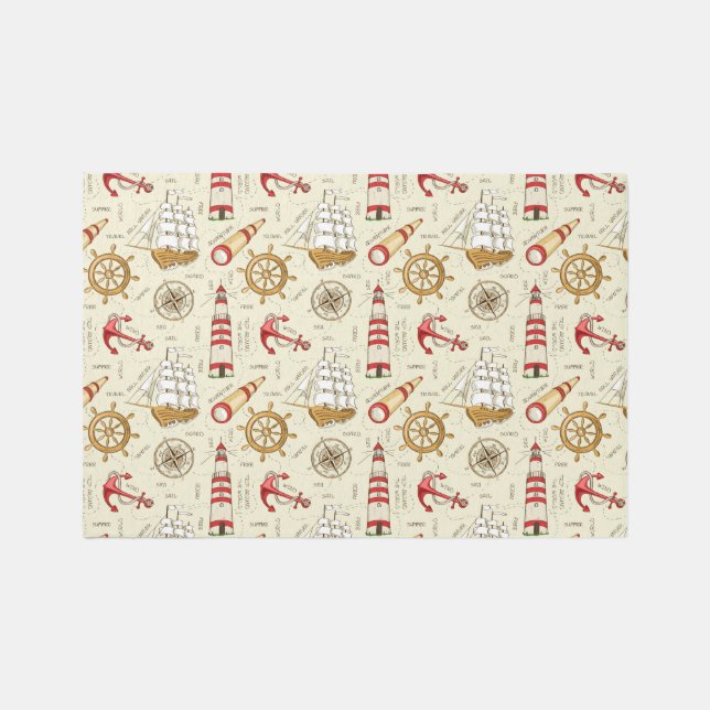 Ocean Scene Rug (Front)