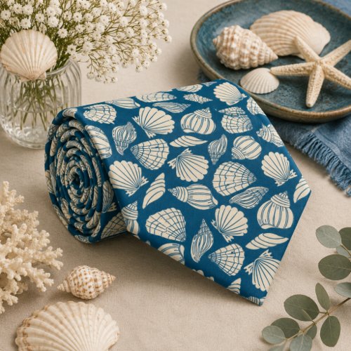 Ocean Sea Animals Pattern Neck Tie