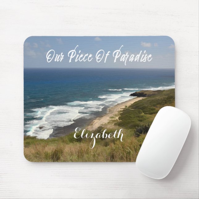  Ocean Sea Beach Nature Paradise Personalize Mouse Pad (With Mouse)