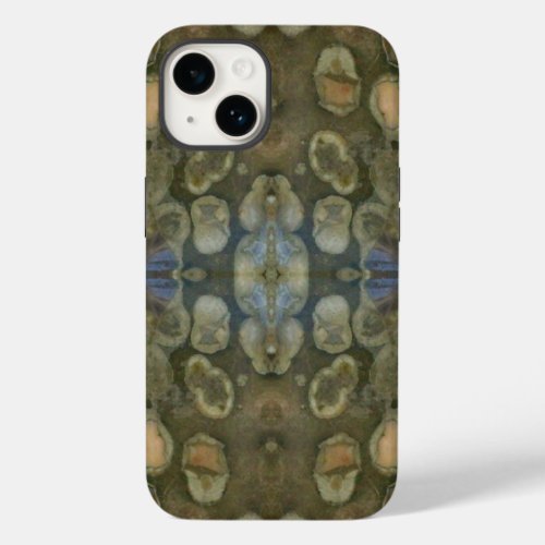 Ocean Sea Marine Sediment Gemstone Boxed Pattern Case_Mate iPhone 14 Case