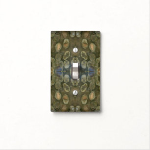 Ocean Sea Marine Sediment Gemstone Boxed Pattern Light Switch Cover