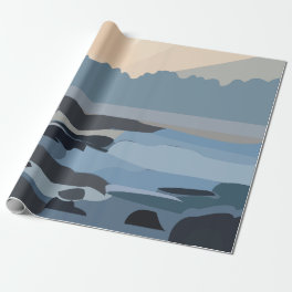 Ocean Sea Sky Nature Wrapping Paper