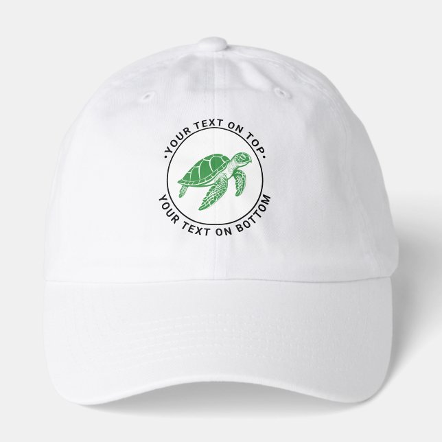 Ocean Sea Turtle #4  Hat (Front)