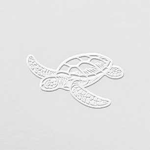 Ocean Sea Turtle #7 Image Only No Text Embosser