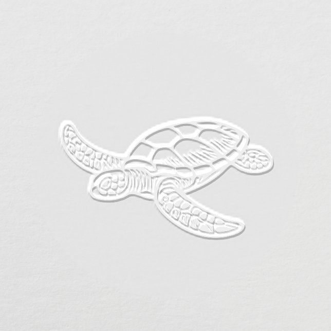 Ocean Sea Turtle #7 Image Only No Text Embosser (Design)