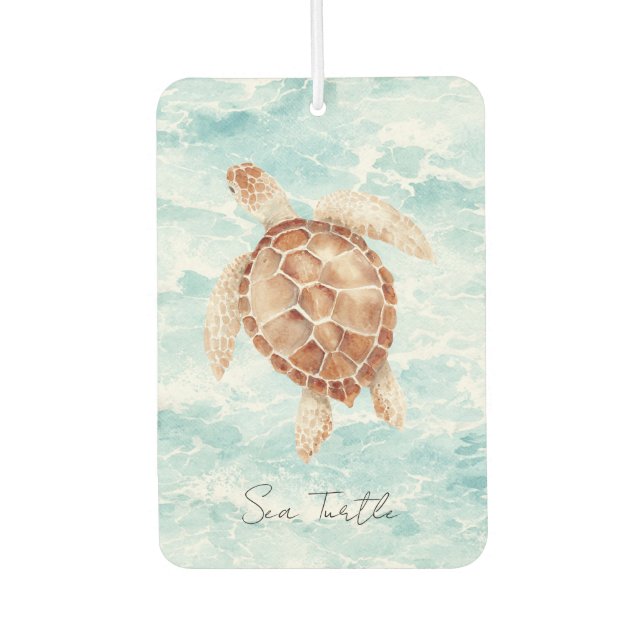 Ocean Sea Turtle Air Freshener (Front)