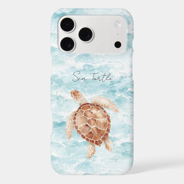 Ocean Sea Turtle Case-Mate iPhone Case (Back)