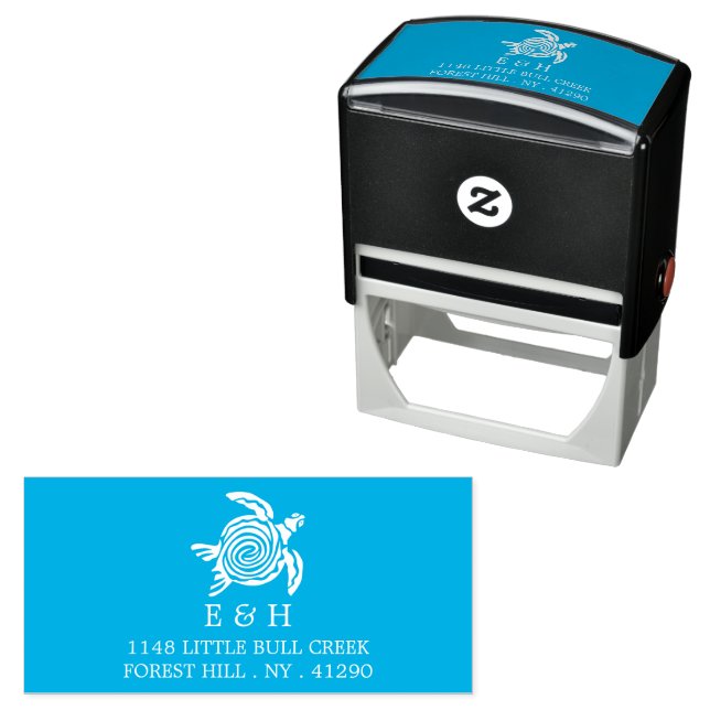 Ocean Sea Turtle Self-inking Stamp (In Situ)