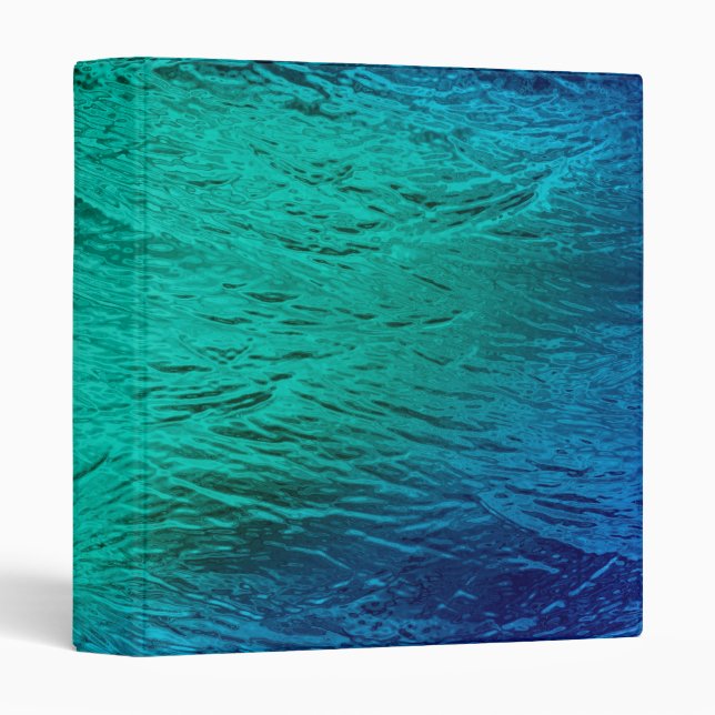 Ocean Sea Water Digital Art Binder (Front/Spine)