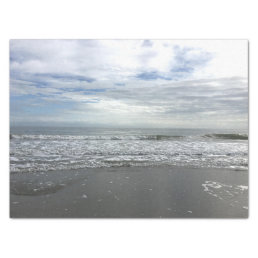 Ocean Sea Waves Water Beach Nature Landscape Photo Tissue Paper
