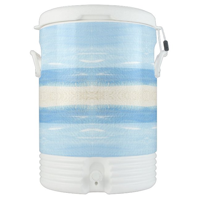 Ocean Seacoast Shoreline Beachy Beach Beverage Cooler (Front)