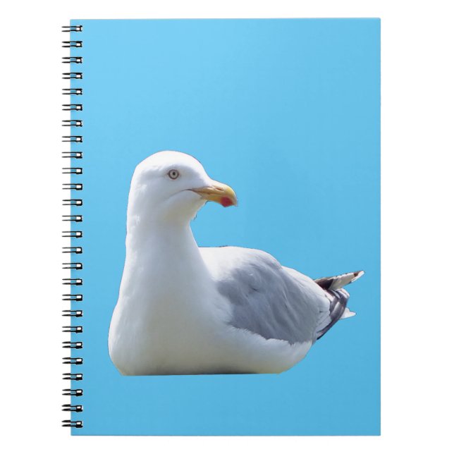 Ocean Seagulls Resting Bird Lover Wildlife Notebook (Front)