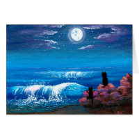 Ocean Seascape Cats Creationarts