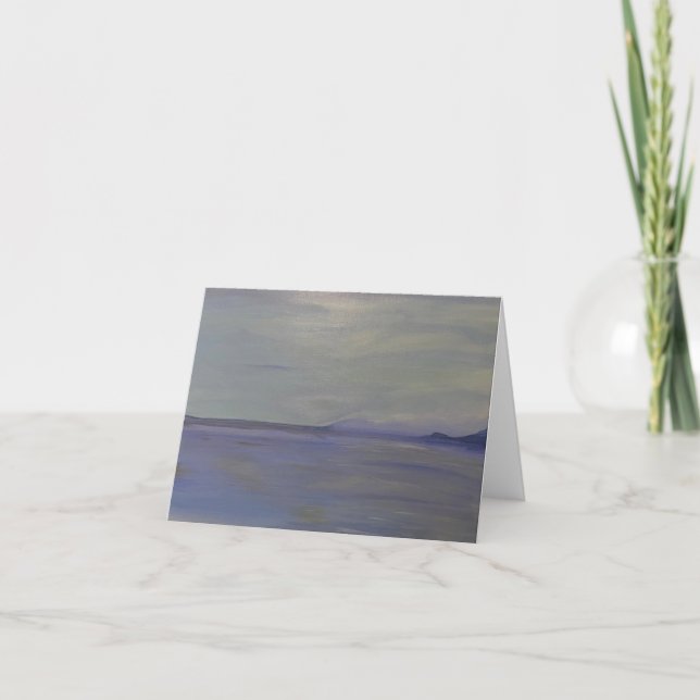 Ocean Seascape Note Card (Front)