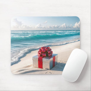 Ocean Seashore Christmas Gift Mouse Pad