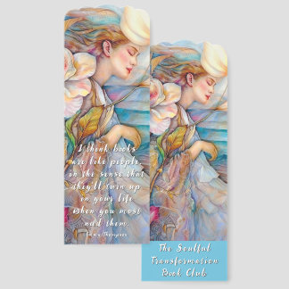 Ocean Serenity Ethereal Woman Bookmark