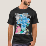 Ocean Sharks and Mermaids 4th Birthday 4 Year Old  T-Shirt<br><div class="desc">Ocean Sharks and Mermaids 4th Birthday 4 Year Old Sea Party  .</div>