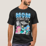 Ocean Sharks and Mermaids Mom Birthday Crew Sea Bd T-Shirt<br><div class="desc">Ocean Sharks and Mermaids Mom Birthday Crew Sea Bday Party  .</div>
