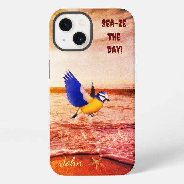 Ocean Shore Bird Sea iPhone Case (Back)