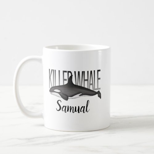 Ocean Simple Killer Whale Nautical Wildlife Animal Coffee Mug