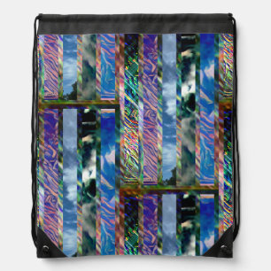 #OCEAN&SKY #THESURFINGMERMAID @ MAGHIE.ORG DRAWSTRING BAG