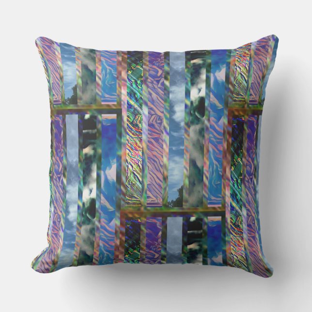 #OCEAN&SKY #THESURFINGMERMAID @ MAGHIE.ORG OUTDOOR PILLOW (Front)