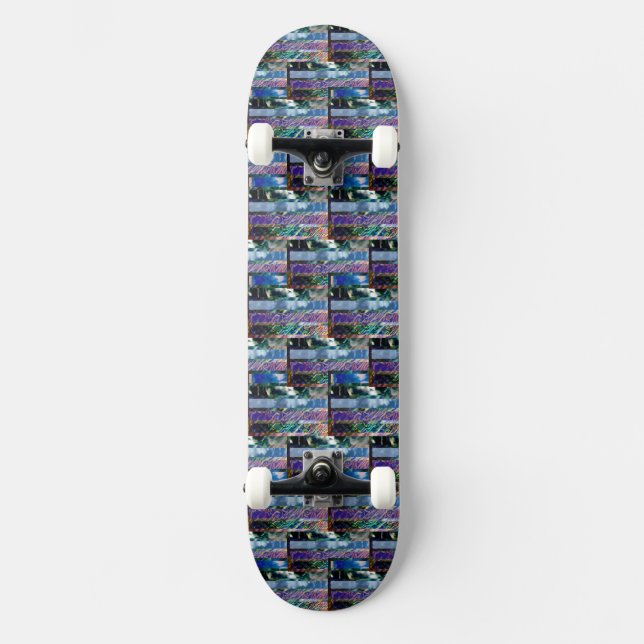 #OCEAN&SKY #THESURFINGMERMAID @ MAGHIE.ORG SKATEBOARD (Front)