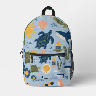 Ocean Soul Print Cut Sew Bag Gift