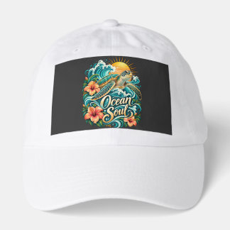 Ocean Soul Sea Turtle Tropical Beach Hat