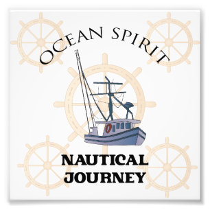 Ocean Spirit Nautical Journey Photo Print
