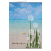 ocean starfish and beach flowers (Front)