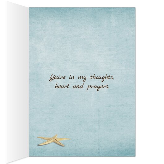 ocean starfish and beach flowers (Inside (Right))