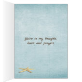 ocean starfish and beach flowers cards (Inside (Right))